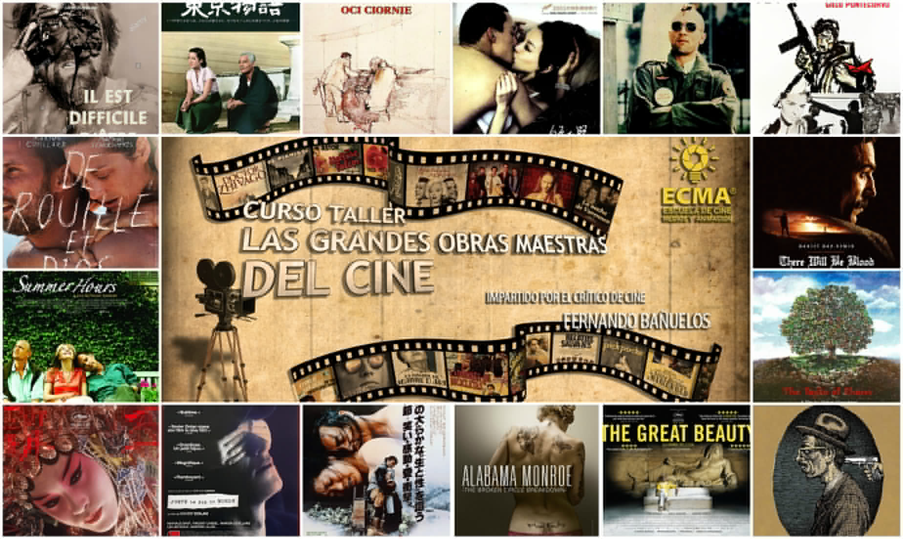 Curso - Taller Las Grandes Obras Maestras en la Historia del Cine.