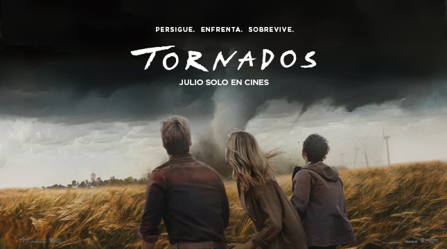 El verano llegó oficialmente, y con él, un verdadero blockbuster… “Tornados” está llena de adrenalina, aventura, romance y acción de principio a fin que te mantiene en el borde de tu butaca toda la cinta.