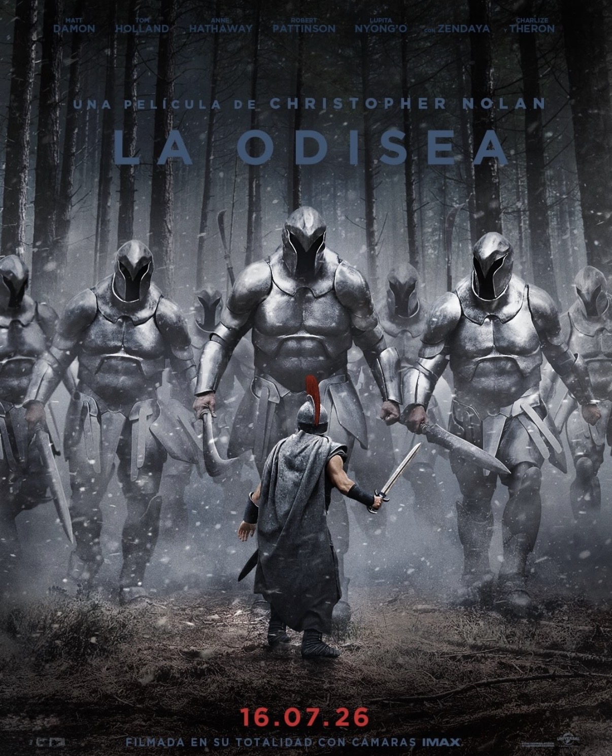 "La Odisea" es la experiencia cinematográfica del verano. Monumental, absorbente y profundamente humana. Una obra maestra destinada a convertirse en leyenda; y si la ves en IMAX no solo estás viendo la película, sino que te sientes dentro de ella. 